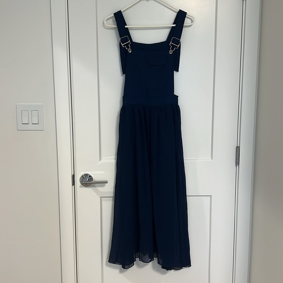 Blue Chiffon Dress - Picture 2 of 5